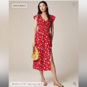 J.Crew Palermo dress in ramie